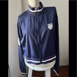 KSWISS CHROME CROPPED WINDBREAKER